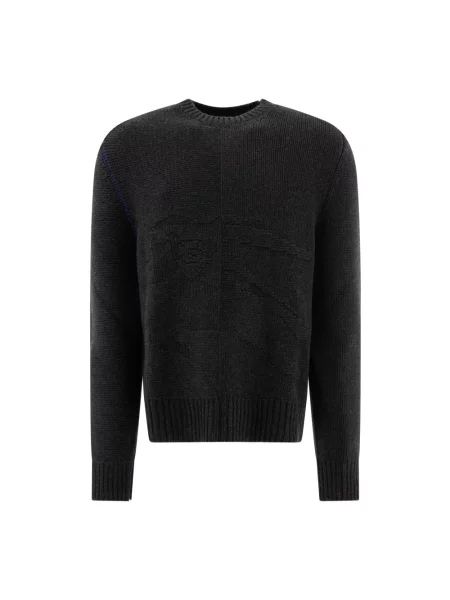 Sweter Burberry czarny