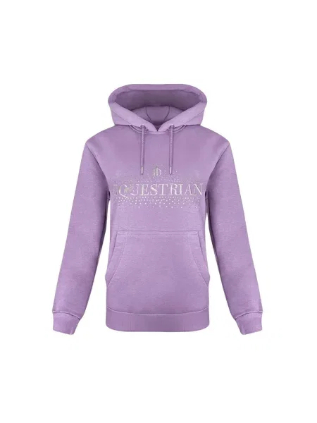 Bluza z motywem jeździeckim JD ATTACK Cindy fioletowa