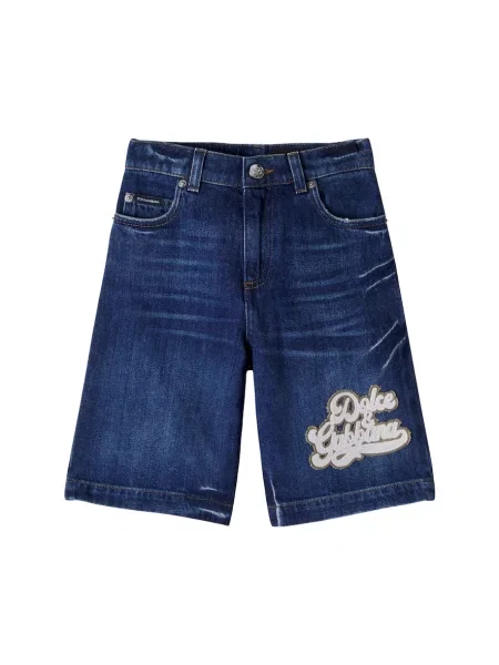 Gyerek farmer rövidnadrág Dolce&gabbana kék