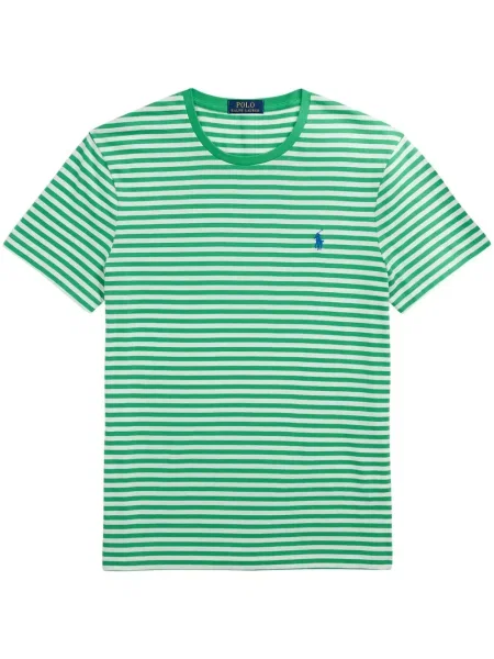 Slip de baie Polo Ralph Lauren cu broderie din piele de căprioară în carouri albastru