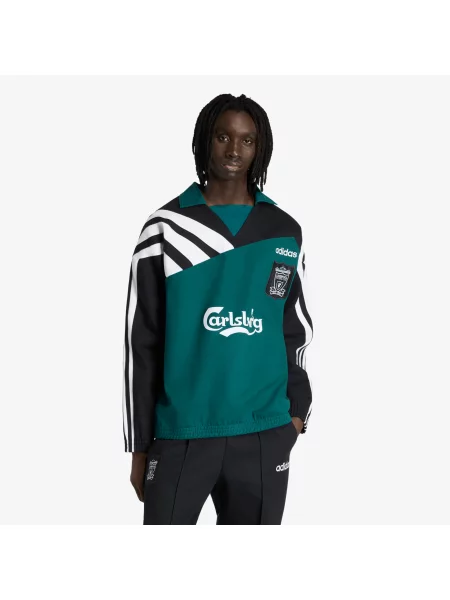 Jachetă adidas Liverpool Fc Drill Top 95 Rich Green/ Black M negru