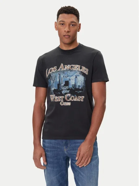Тениска Guess черно