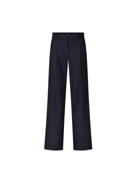 Spodnie materiałowe o kroju regular fit ze szlufkami na pasek model ‘KARINA’ Cambio