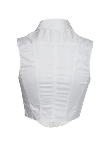 Top Elisabetta Franchi alb