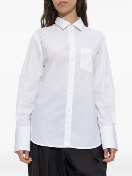 Cămașă Victoria Beckham alb