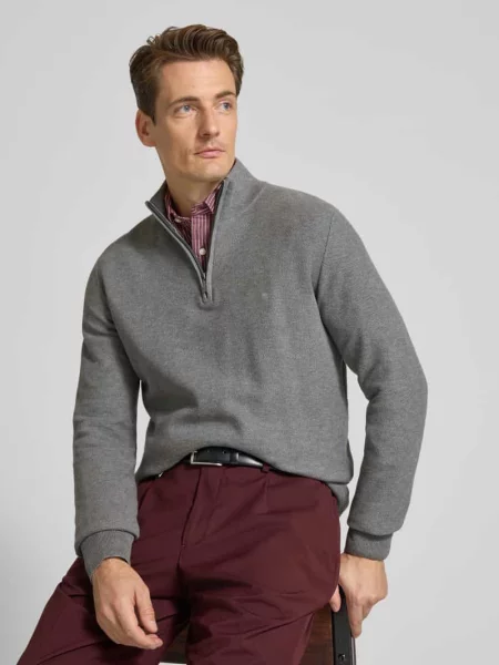 Sweter z dzianiny z kołnierzem Fynch-hatton