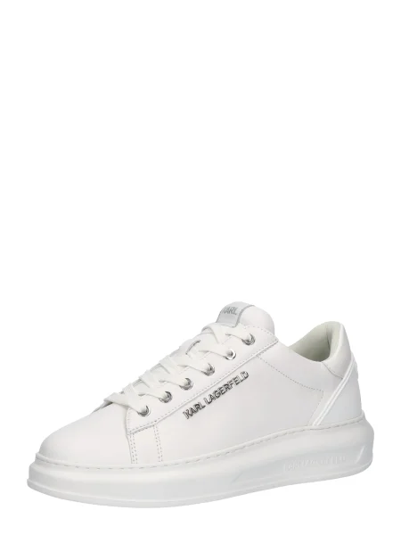 Sneakerși Karl Lagerfeld din piele alb
