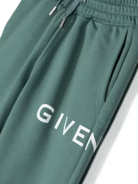 Spodnie dziecięce Givenchy zielone