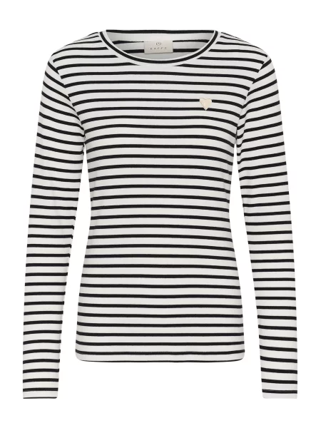 Kaffe Tricou KALiddy negru alb