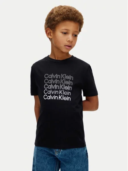 Calvin Klein Jeans T-Shirt μαύρο