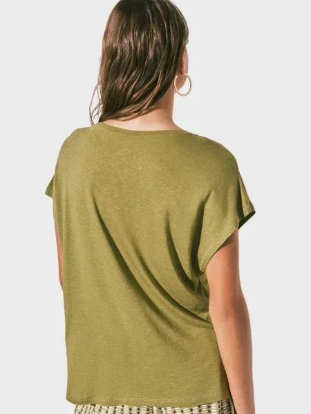 Футболка Women'secret оливковая