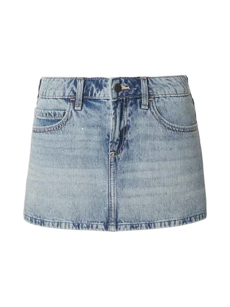 HOLLISTER Fustă MONTEREY denim albastru