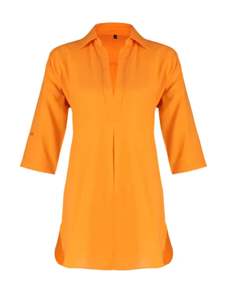 Trendyol Košilové šaty oranžová