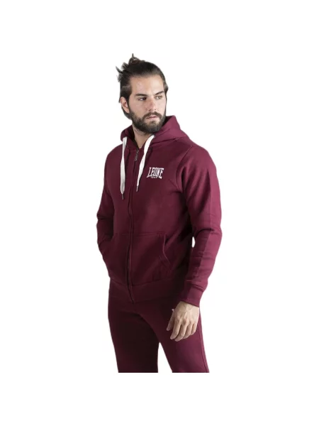 Fleece fleece melegítő felső Leone 1947 barna