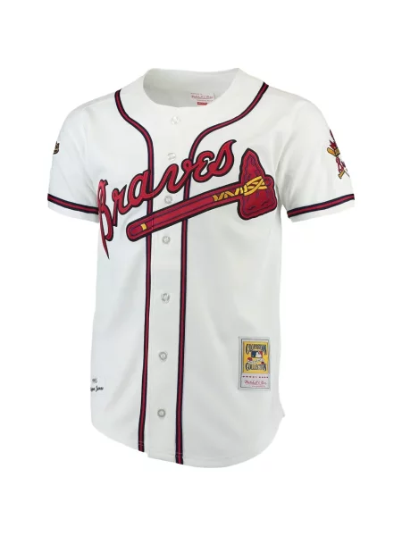 Tricou Mitchell & Ness alb
