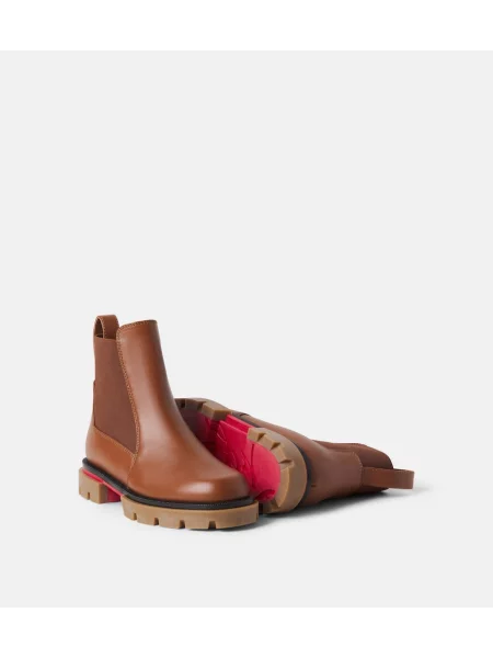 Chelsea čizme Christian Louboutin smeđa