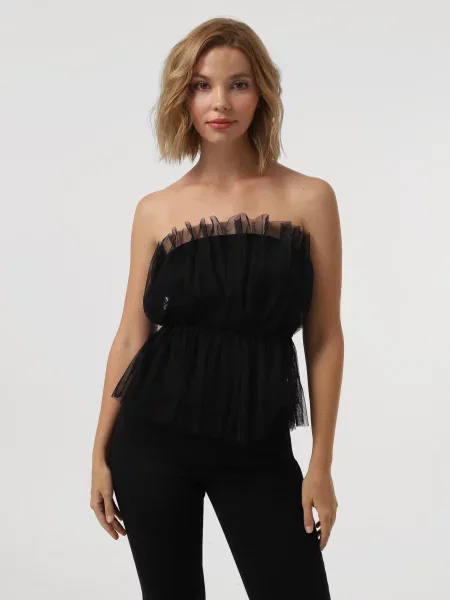 Топ Vero Moda чорний