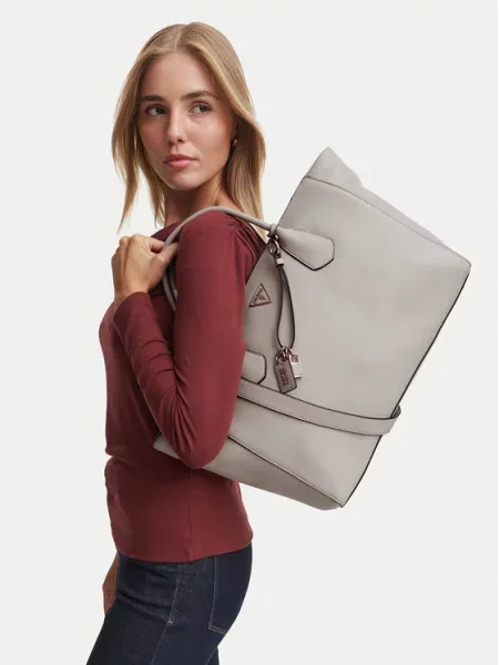 GUESS Shopper torba Marissa ecru/prljavo bijela