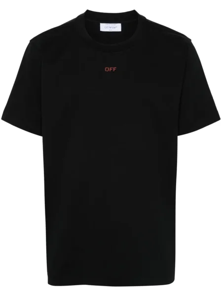 Tricou grafic Off-white cu imagine alb
