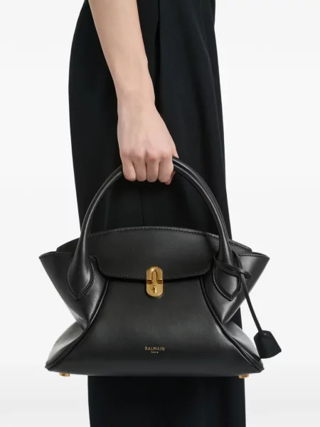 Geantă Balmain din piele negru