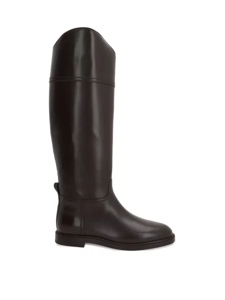 Botine Brunello Cucinelli din piele maro