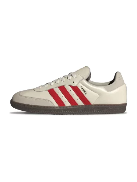 Trampki adidas Samba Og Off White/ Better Scarlet/ EUR 46 białe