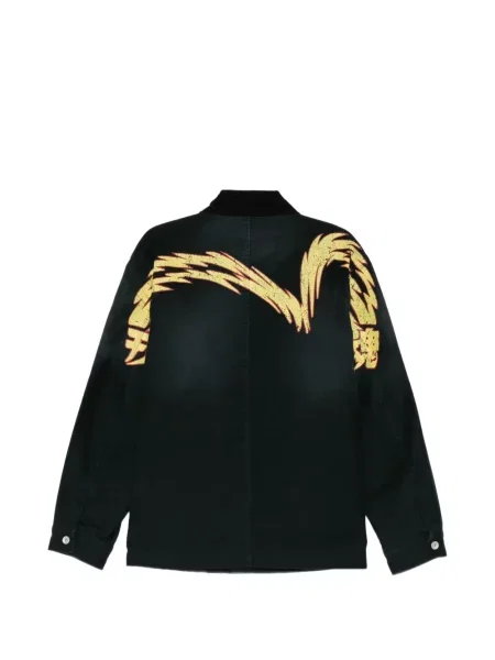 Geacă Evisu cu imagine negru