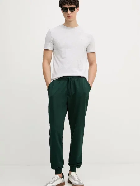Tommy Jeans basic tričko pánske zelená