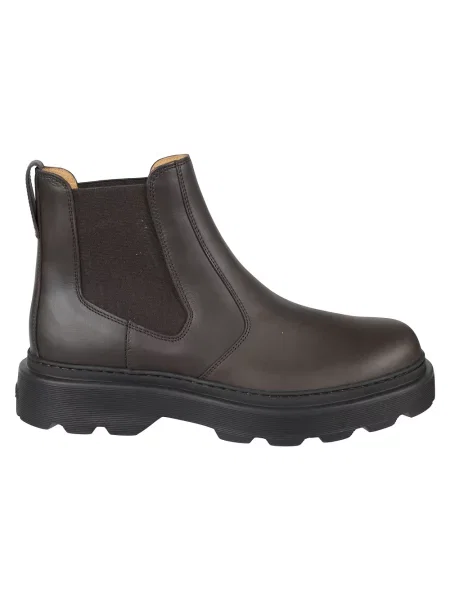 Sztyblety Tod's skórzane brązowe