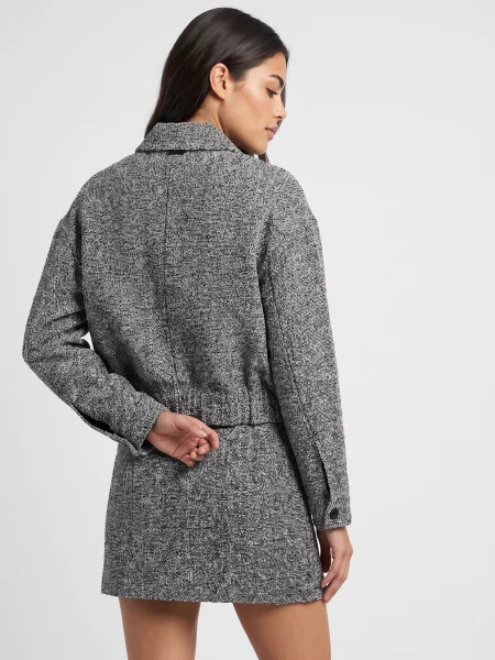 Geacă Michael Michael Kors din tweed negru