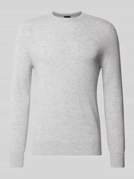 Sweter z dzianiny z mieszanka wełny i kaszmiru o kroju regular fit Christian Berg Men