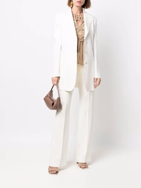 Sacou Alberta Ferretti alb