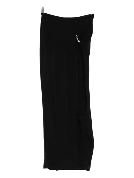 Fustă midi Jean Paul Gaultier până la genunchi negru