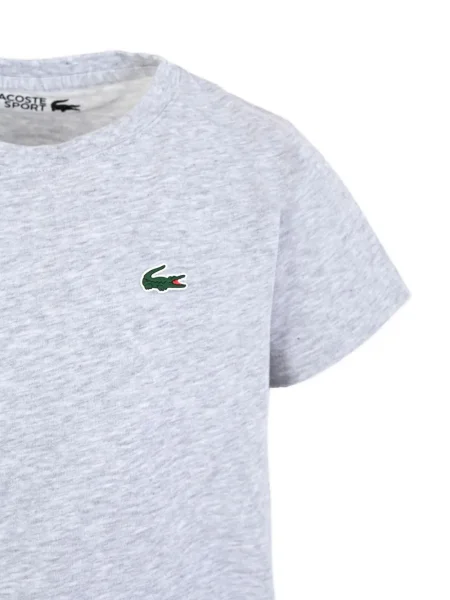 Koszulka dziecięca Lacoste szara