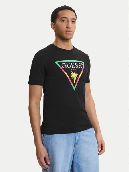 Guess Tricou negru