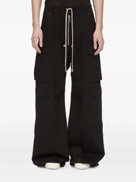 Pantaloni cargo Rick Owens Drkshdw cu cordon negru