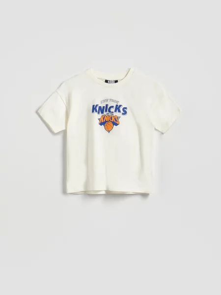 Reserved New York Knicks NBA póló krémszínű