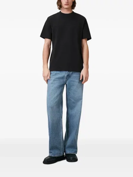 Tricou Allsaints cu decolteu rotund negru