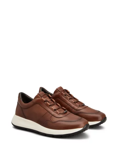 Sneakerși Tod's din dantelă maro