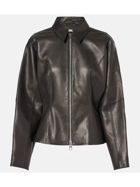 Geanta de piele The Sei negru