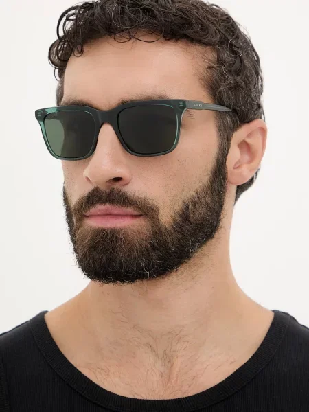Gucci ochelari de soare pătrați pentru bărbați verde