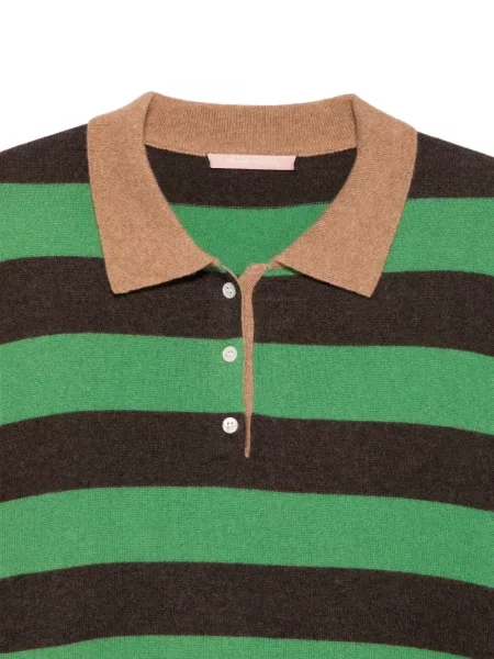 Gulerat tricou polo Maggie Marilyn verde