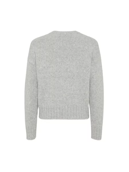 Dzianinowy sweter Dsquared2 szary