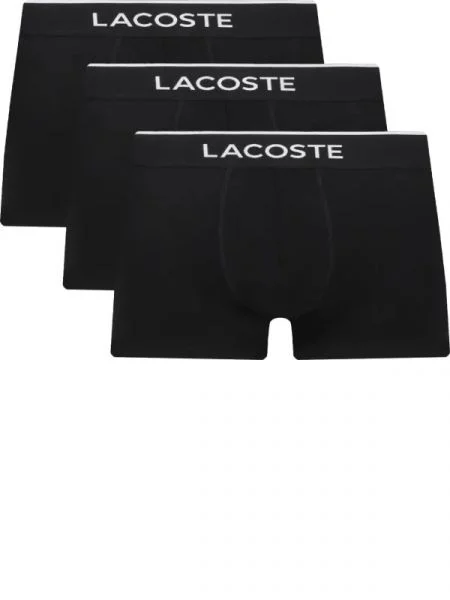 Lacoste 3 db-os boxeralsó szett fekete