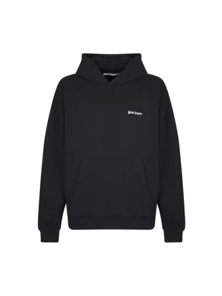 Bluza z kapturem Palm Angels klasyczna czarna
