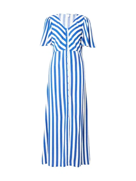 YAS Rochie tip bluză YASSAVANNA albastru alb