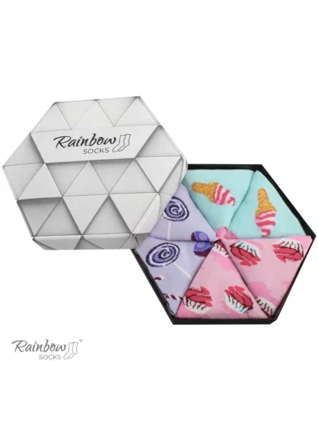 Ciorapi Zooksy/rainbow Socks gri
