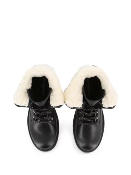 Dětské polokozačky Karl Lagerfeld černé
