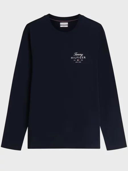 Лонгслив Tommy Hilfiger синий