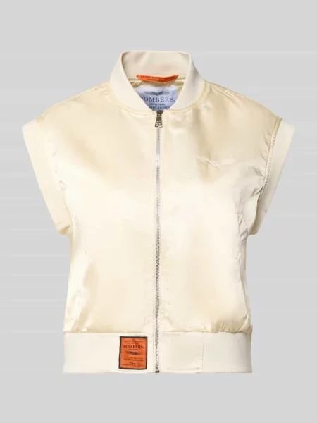 Kamizelka z zamkiem błyskawicznym i detal z logo Original Bombers